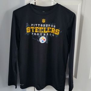 NFL Steelers Football Boys Large (14/16) Shirt